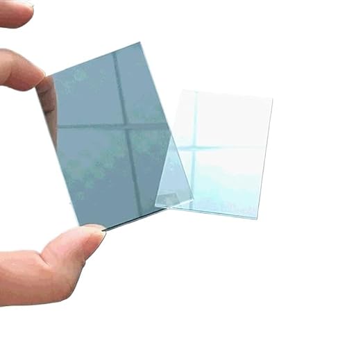 5 pezzi di vetro transflettivo di trasmissione T: R 10:90 e 5 T: R 20:80 teleobiettivo divisore del fascio Piastra Galss Prisma Teleprompter