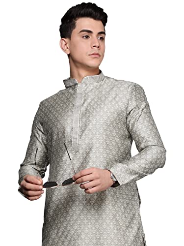 Image of Manyavar Men's Viscose Blend Kurta Set (2pcs)