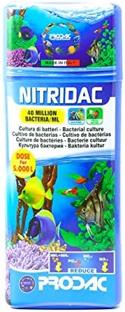 Prodac Tratamientos para el Agua de acuarios NITRIDAC 500ml (activador biologico)