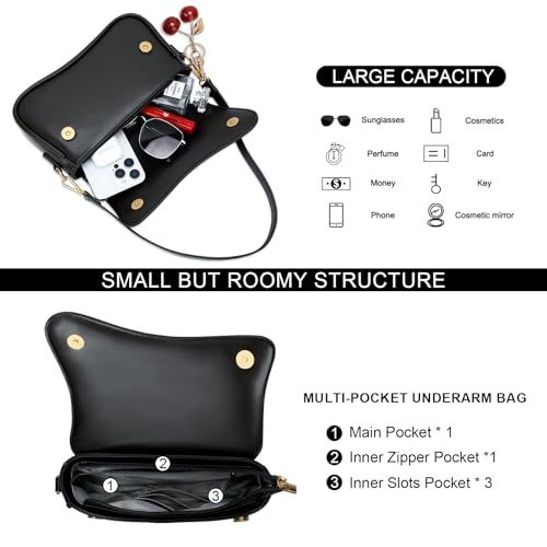 Image of KKXIU Shoulder Bag for Women Small Clutch Purses Cute Hobo Handbag Trendy Underarm Bag