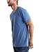 Lucky Brand mens Venice Burnout V-neck Tee T Shirt, Monaco Blue, X-Large US