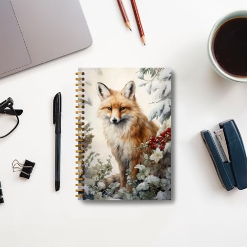 Carnet de composition de Noël et carnet de notes de Noël avec renard - 4