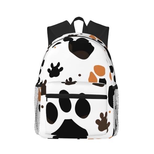 BREAUX Animal Paw Prints Print Lightweight And Comfortable Duffel Bag, Casual Daypack, Multipurpose Backpack