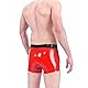 Kangxinsheng Modische Latex Boxershorts für Herren,Rote Gummi Unterhose,Cosplay Kostüm Party Clubwear Rot (Rot,M)