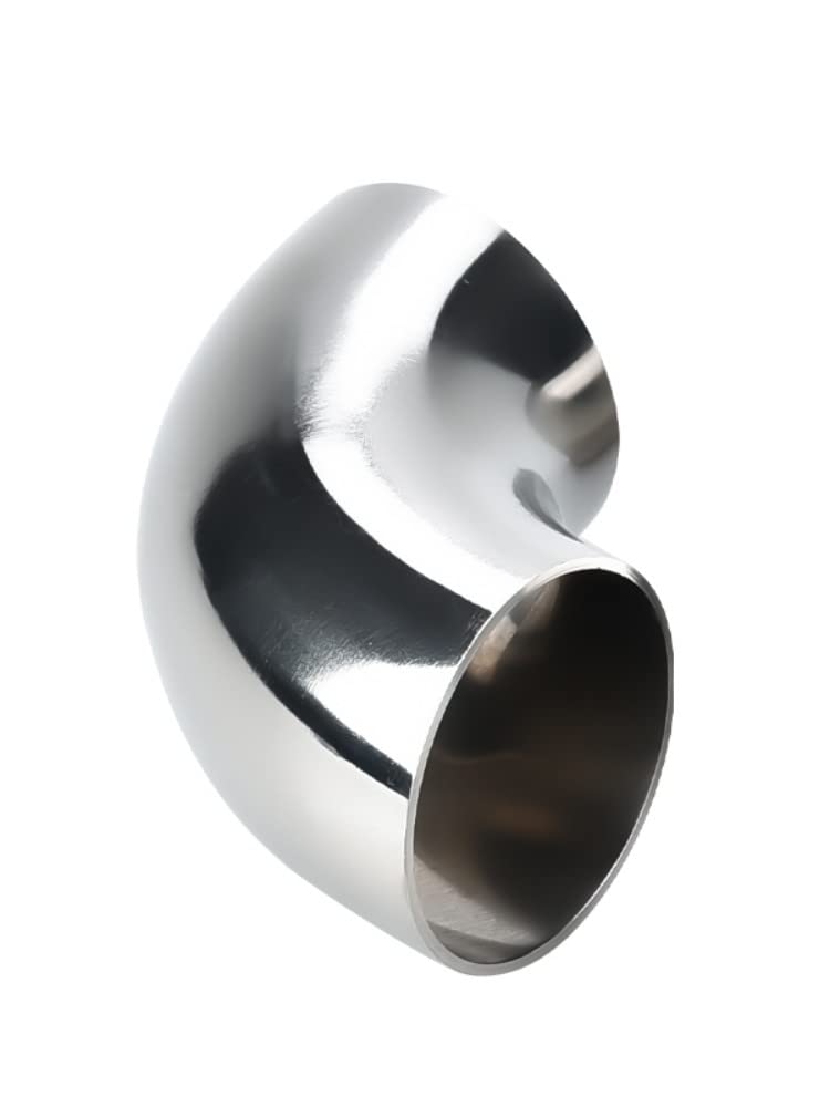 Edelstahl-Winkelstück, 1PC O/D 12.7/16/19/25/32/38/45/51/57/63/76/89mm 304 Edelstahl