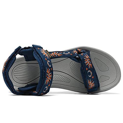 Image of Women's Hiking Sport Sandals Water Outdoor Athletic Shoes With Arch Support Adjustable Velcro Beach Shoes