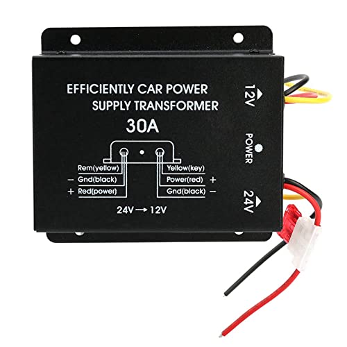Transformateur 24V en 12V à modification efficace audio voiture - 6