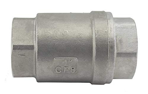 Duda Diesel Duda Energy VCV-WOG1000-F100 Vertical Check Valve, 304 Stainless Steel, 1