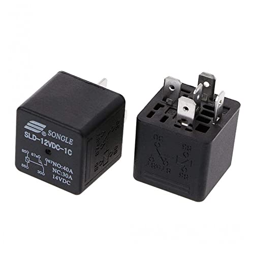 Relais SLDH-12VDC-1C 60A de conversion avec prise à 5 broches pour auto lot de 10