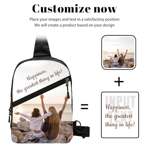 Personalized Crossbody Bags Customized Sling Bag Customizable Chest Bag Custom Sling Bags Customization Crossbody Bag for Men Women2