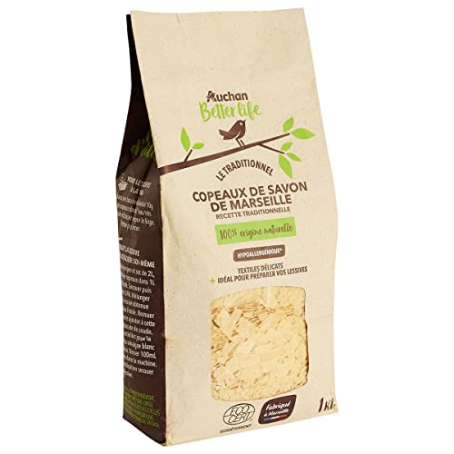 AUCHAN Better Life Copeaux de savon de Marseille 1 kg