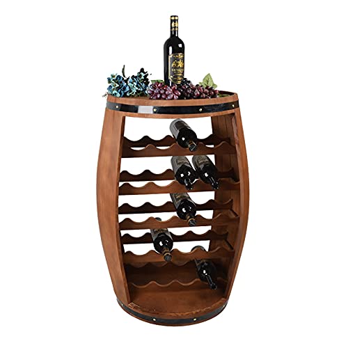 ZZJWMJGC Weinschrank, freistehender Weinschrank aus Holzfässern, Weinlagerregal-Organizer für Weinbar, Weinregal für die Inneneinrichtung ZZJWMJGC Weinschrank, freistehender Weinschrank aus Holzfässern, Weinlagerregal-Organizer für Weinbar, Weinregal für die Inneneinrichtung