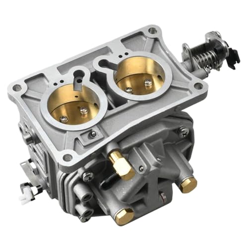 UMTSGYNU Carburetor Compatible with 2 Stroke Outboard Engine Models E40G E40J E40 40HP Replacement Part 6F6-14301 6F5-14301-00 6F5-14301
