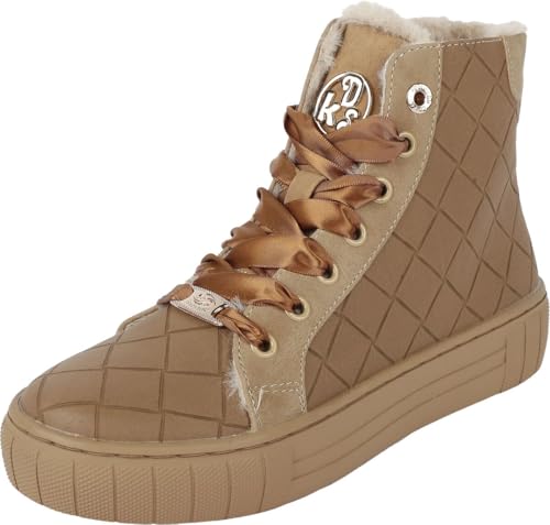Dockers by Gerli Damen 51JE342 Sneaker, Hellbraun, 39 EU