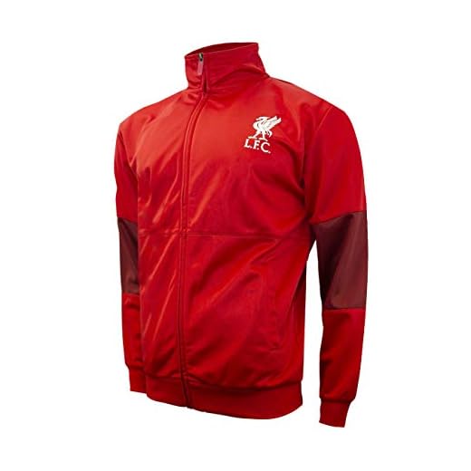 Icon Sports Mens Equalizer Full-Zip Track Jacket UEFA Champions League Soccer Liverpool, Home, Large