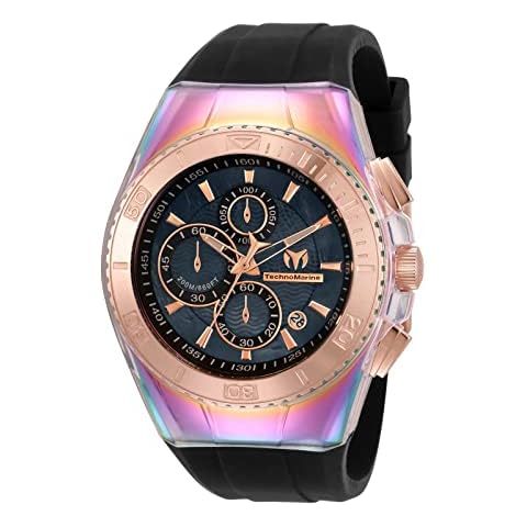 Technomarine Men's TM-115367 Cruise Analog Display Quartz Black Watch Cover