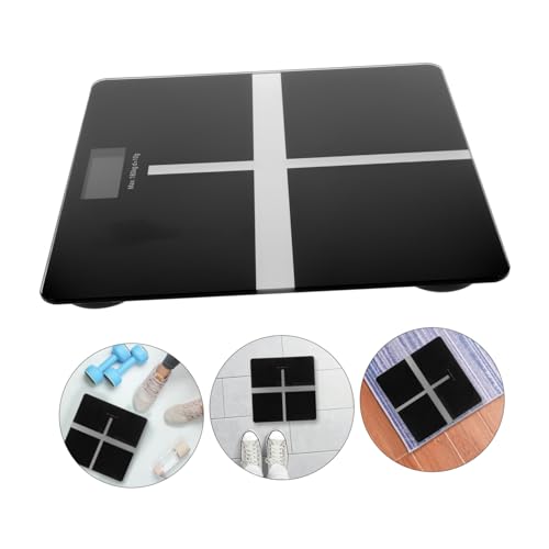Balance de poids précise rechargeable USB maison pèse-personne écran noir - 5