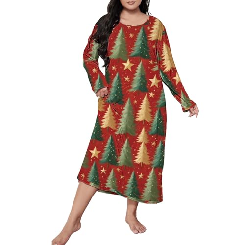 Robe de nuit d'été longue et ample avec imprimé pour moments de détente à la maison