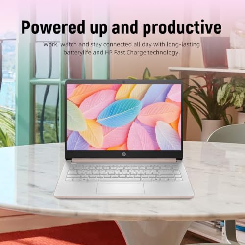 Image of HP 14 inch HD Student Business Laptop, Intel N150, 4GB RAM, 384GB Storage