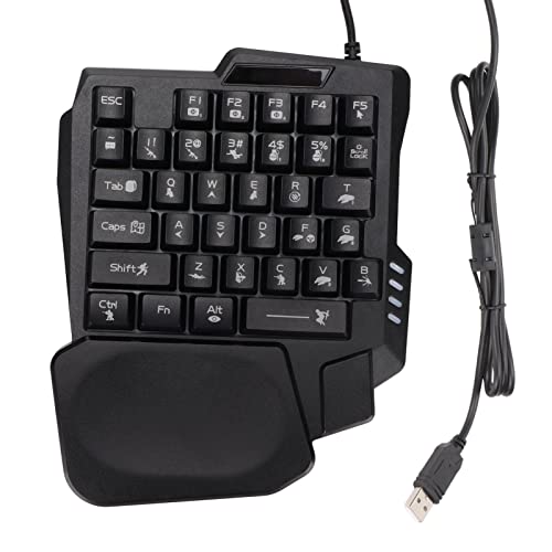 Teclado Gamer One Handed USB con Retroiluminación 3 Colores miniatura 6