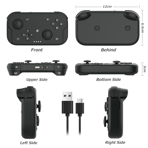 image for XPT Portable Mini Controller for Nintendo Switch 2/Switch 1/PC/iOS/And
