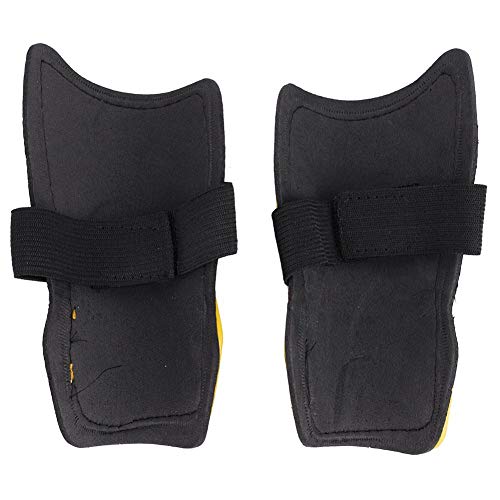 Junluck Caneleiras leves, caneleiras respiráveis, 14 x 7 x 3,18 cm para jogadores de futebol, proteg