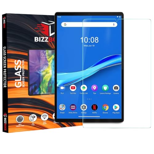 Image of Tempered Glass Full Screen Protector For Lenovo Tab Tablet M10 HD 2nd Gen X306 10.1 Anti-Scratch & Smudge Proof (Transparent) (Pack Of 1)