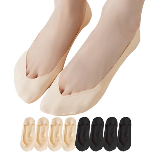 Lomitract Thin Ultra Low Socks (Women 5-12), Made of Ice Silk Surface on the Surface & Cotton on the Bottom