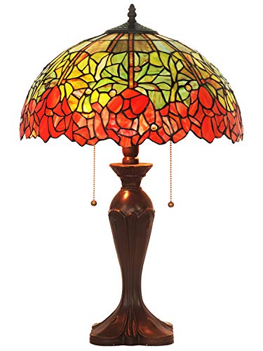 Product Promotion Tiffany Table Lamp 16 Inch Stained Glass Lamp Lluminum Alloy Lamp Holder Bedroom Table Home Table Lamp Coffee Shop Study Room Bedside Table Lamp