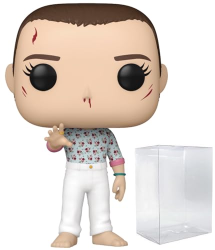 POP Stranger Things - Temporada 4 - Bloody Eleven (Season Finale) Edición Limitada Chase Funko Figura de vinilo (incluye funda protectora de caja compatible), multicolor, 3.75