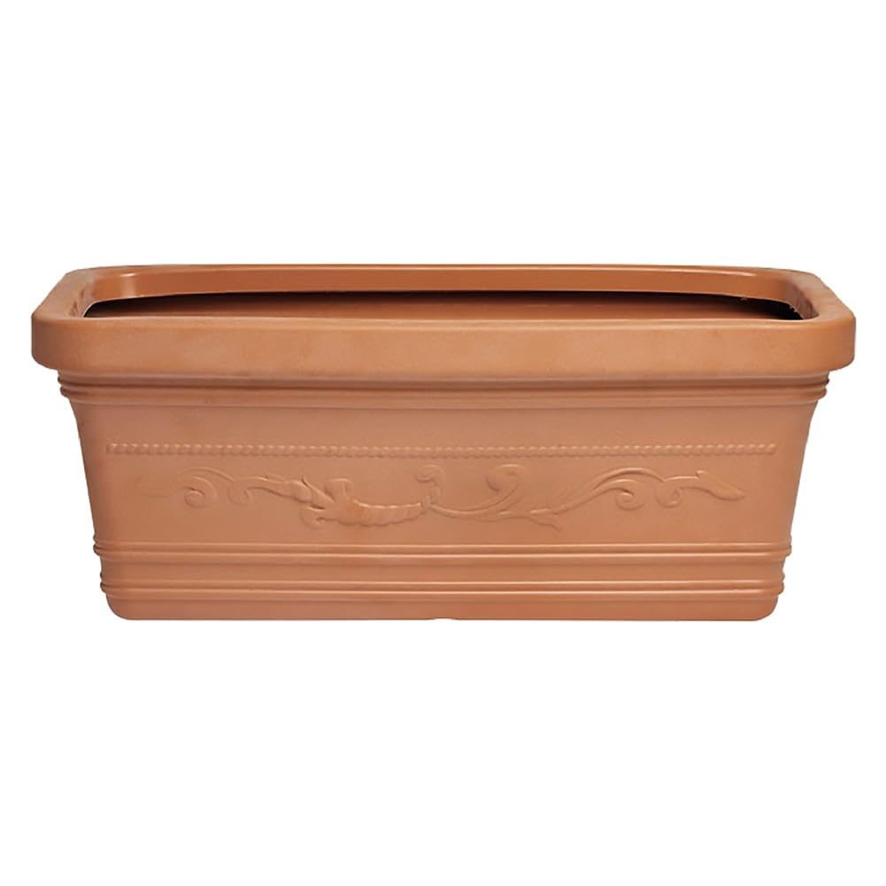 Nuova Plastica Adriatica NPA024 Fioriera Prestige, Terra Di Siena, 60 Cm - 4