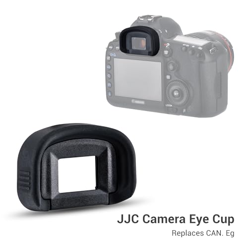 JJC Soft Silicone Eyecup Eyepiece for Canon EOS 7D, 7D Mark II, 5D Mark IV, 5D Mark III, 5DS, 5DSR, 1DX, 1DX Mark II - Image 2