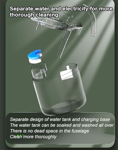 Fuente de agua para gatos con batería 2L miniatura 5