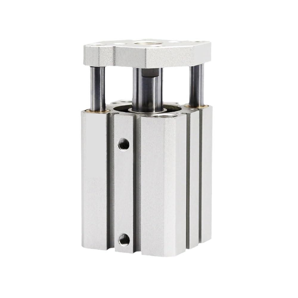 Gohapy One Color Thin Cylinder Cdqmb Series With Magnet, Double Acting Guide Rod, Compact Pneumatic Bore 16Mm 32Mm(75Mm*40Mm)