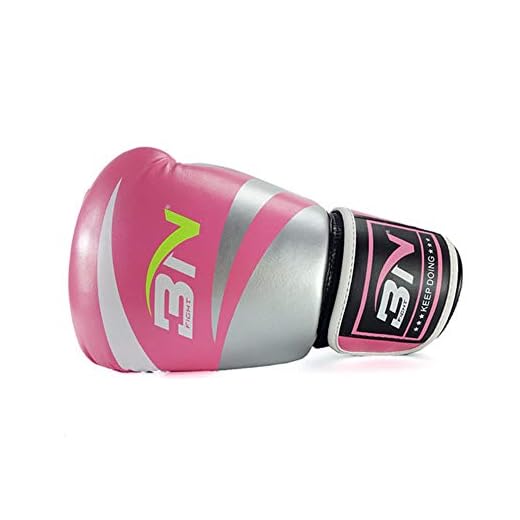 XIAN 1 Paar Boxhandschuhe Kinder/Audlts Damen Herren Boxhandschuhe für Sandsack Punch Training Muay Thai Karate Fight Mitts 8-12oz,Rosa,8OZ
