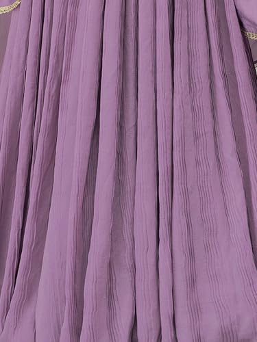 Image of PURVAJA Women's Silk Semi-Stitched Lehenga choli