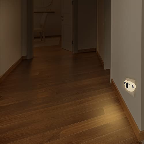 Night Light Kids Plug in Wall with Auto Sensor Cute Koala Night Lamp for Baby Breastfeeding Newborn Essentials for Boys Nursery Mum to be Gifts - Image 4