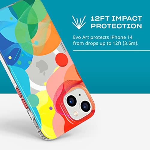 Coque iPhone 14 compatible MagSafe tech21 Evo Art solide - 5