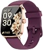 Smart Watch para Mujer, Smartwatch HD de 1.85" Compatible iPhone/Samsung/Android (Contestar/Hacer Llamadas), 100+ Modos Deportivos Rastreador de Fitness con Monitor de Ritmo Cardíaco/Sueño/SpO2, IP68 Resistente al Agua, con 2 Correas 2