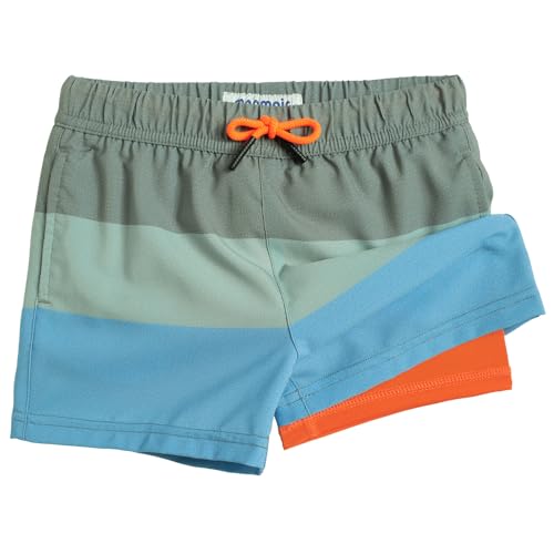 Image of maamgic Boys Swim Trunks with Compression Liner Toddler Stretch Swim Shorts