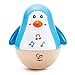 Hape Pingouin Culbuto Musical, Jouet d’Éveil Coloré et Musical pour Enfants dès 6 Mois