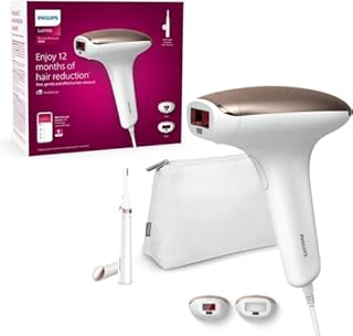 Philips Lumea IPL z serii 7000 Urządzenie do usuwania włosów światłem  urządzenie do usuwania włosów z trymerem ołówkowym Satin Compact Pen, 2 nasadki: do ciała i twarzy, do użytku przewodowego
