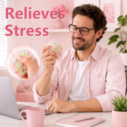 20PCS DIY Stress Ball Making Kit,Handmade Squishy Stress Balls,Empty Stress Ball Skin with Expander & Vacuum Tool,Make Your Own Squishies,Pressure Squishy Balls,Complete Squishy Maker Kit for Adults - 3
