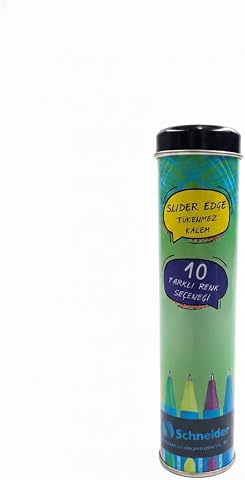 SCHNEIDER SLIDER EDGE METAL TÜP 10'LU SET PASTEL RENKLER