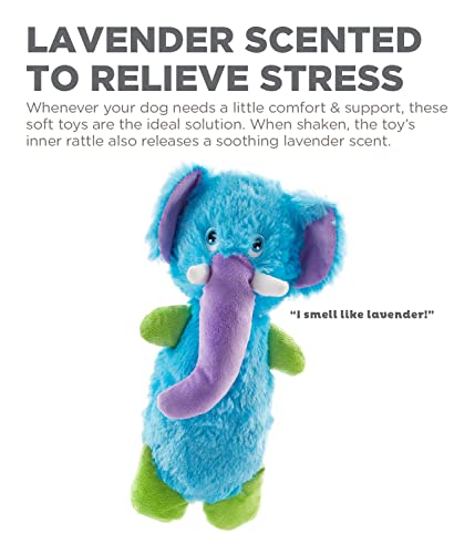 Charming Pet Ice Agerz Elephant Lavender-Scented Plush Dog Toy #TOP5