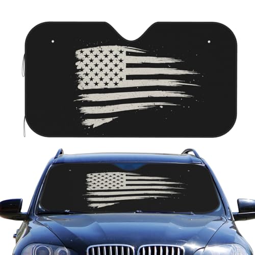 Couvre-soleil auto drapeau américain pour éviter la chaleur dans l'habitacle