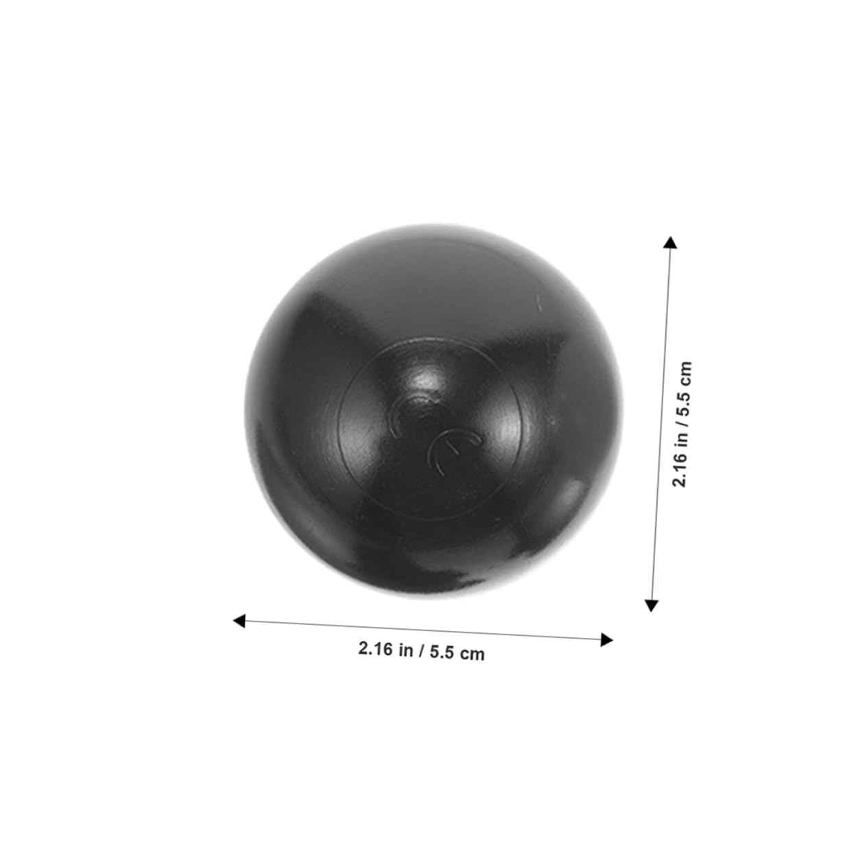 COLLBATH 50pcs Plastic Ocean Balls for Lightweight Pit Balls for Play Areas Pool Parties Decorations Fun Party Game Props