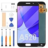 [Paquete] 1 pantalla LCD de repuesto para Samsung A520 A5 2017, 1 kit de herramientas profesional, 1 adhesivo preformado. Las herramientas que ofrecemos están unificadas y la mayoría de tabletas se pueden abrir. No se garantiza que todos los teléfonos móviles se puedan abrir.