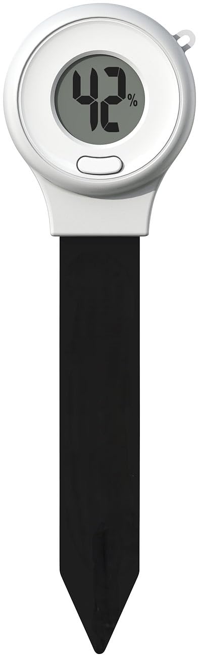 Royal Gardineer Bodenfeuchtetester: 12er-Set Digitale Boden-Feuchtigkeitsmessgeräte für Pflanzen, LCD (Feuchte Bodensensor, Pflanzen Sensor)