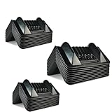 JUCHEN 30Packs Flatbed Edge Protector, Cargo Corner Protector, Protects Cargo Edges from Wear and Tear（Black）